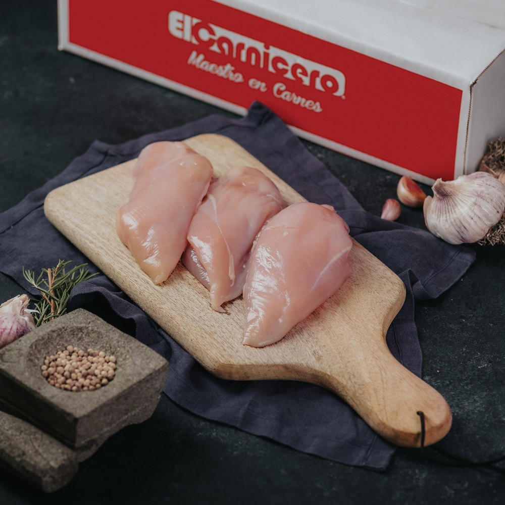 Caja Pechuga Deshuesada Porcionada 3 kg