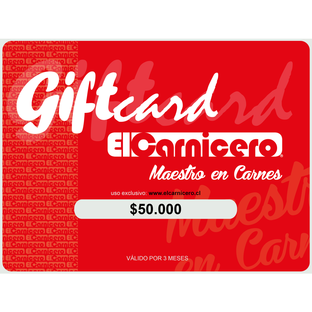 Giftcard $50.000