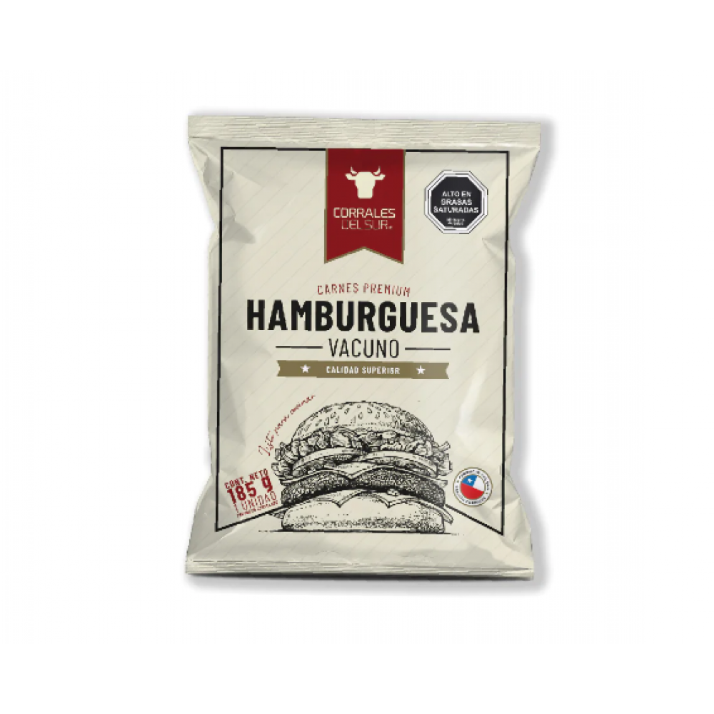 Hamburguesas Corrales del Sur 185gr