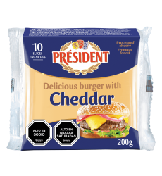 Queso Cheddar 200g President